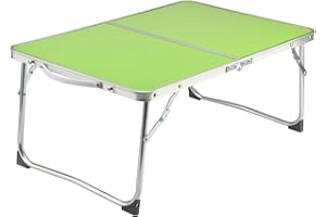 7SEVENJOKERS Folding Tray Table Kids Small Folding Table Bed Sofa Tray with Handle, Portable 4 foot Garden Table Foldabe Aluminium Laptop Table Computer Desk for Study or Outdoor Table for Picnic Camping BBQ Party
