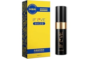 IF LVE Spray Desensibilizante Retardante Novelties, Suave No Irritante Sin Olor, Spray de Control del Climax Masculino para Hombres Dura Más en la Cama Prolonga el Climax para Él Novelties, 8 ml