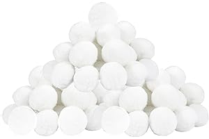 HOIIME Pool Filter Balls, 1300g Filter Balls for Sand Filter Pump for Above Ground Pool, Swimming Pool Sand Filters Media Water Filtering (1300g)