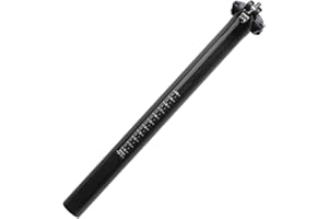 BESNIN BESNIIN 27.2mm 30.8mm Reggisella 350mm 400mm Bike Reggisella Fibra di Carbonio Bicicletta Reggisella per Mountain Bike Bici da Strada MTB BMX