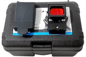 APLUSGEAR Compact Flip Up Folding Pistol Reflex Sight Compatible with G17, etc Mounting Plate Spacer for 20mm Rail Rifle Scope Mounts