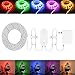 Produktbild YEELIGHT WIFI LED Strip Lights RGB 2M Flexible Strip Light work with Alexa Echo MI Home wifi phone app control 60 LED Colour Changing Lighting 16 Million Indoor Bedroom Under Cabinet TV Lighting for Android IOS Smartphone App