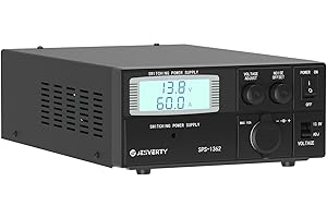 Alimentation Universelle compactée pour Banc-Convertisseur d'alimentation AC-to-DC 60A, Sortie réglable 9-15V (13,8V Fixe commutable), connecteurs Anderson, USB-C Jesverty SPS-1362