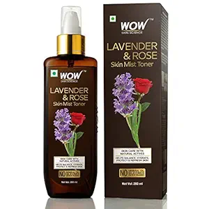 WOW Lavender & Rose No Parabens & Sulphate Skin Mist Toner , 200mL