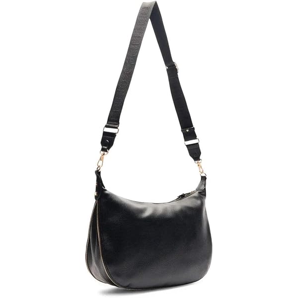 Borsa A Tracolla Liu Jo Donna - Modello Mezzaluna In Nylon, Nero - Foto 2