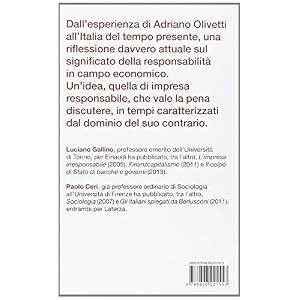 L'impresa responsabile. Un'intervista su Adriano Olivetti
