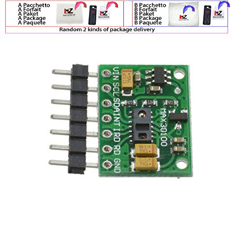 Preisvergleich Produktbild MAX30100 Pulsoximeter, Pulsoximeter, Pulsmessgerät, Pulsesensor, Modul für Arduino-Netzteil, 1,8 V, 3,3 V