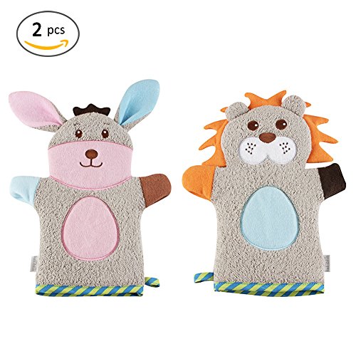 Preisvergleich Produktbild Baby Waschhandschuh Weiche Baby Bad Handschuhe Baby Badetuch