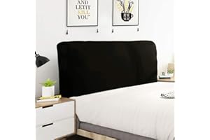 UYEOCO Fodera Copri Testata Letto Copertura Testiera Letto Matrimoniale Singolo Elastica per Letto Fodera Premium Protezione Elastico all-Inclusive Coperchio Testata Letto
