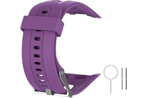 Muovrto Bracelet pour Garmin Forerunner 10,Bracelet Remplacement en Silicone pour Garmin Forerunner 15