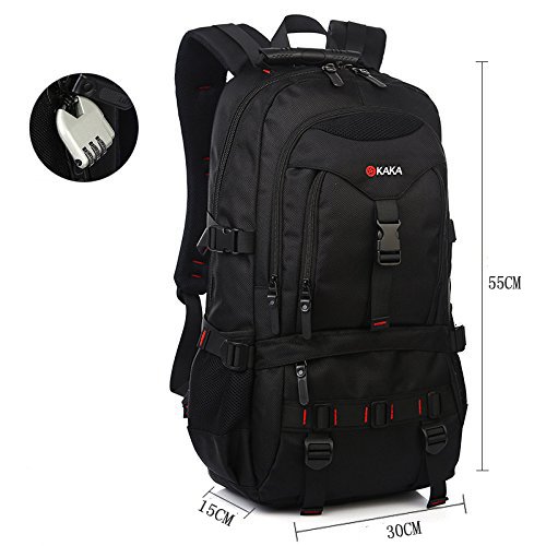 KAKA Laptop Rucksack Leichtgewichtiger Notebook Rucksack Mit F  chern Wasserabweisend Reisen Outdoor Rucksack Freizeit im Freien Wander Rucksack Multi