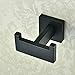 Produktbild Badezimmer Haken Edelstahl Kleiderhaken Schwarz Dusche Rack Küche Organizer Lagerung Regal Wand Montiert