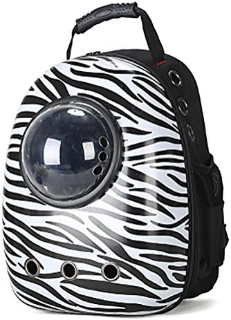 LOHUA Pet Cat Dog Puppy Carrier Travel Bag Space Capsule Backpack Breathable, B