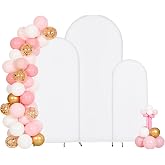 VEVOR Gold Metal Arch Stand for 1.8/1.5/1.2 m Background Semi-Circular Shape Stable Structure with Cover for Wedding Birthday