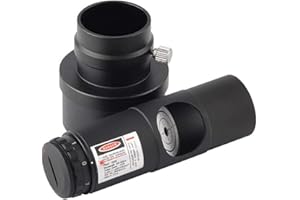 Veciado Colimador de Telescopio de 1,25 Pulgadas, Adaptador de Contador de Calibrador de 2 Pulgadas, Colimador de Reflector para Adaptador de Telescopio Newtoniano