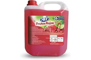 SANJOMA CHEMICAL SOLUTIONS SANJOMA Ambientadores De Hogar Y Oficina | Neutralizador De Olores Duradero Con Aromas Naturales | Ambientador Profesional Para Uso Industrial Y Doméstico |Garrafa de 5L, Aroma Frutos Rojos