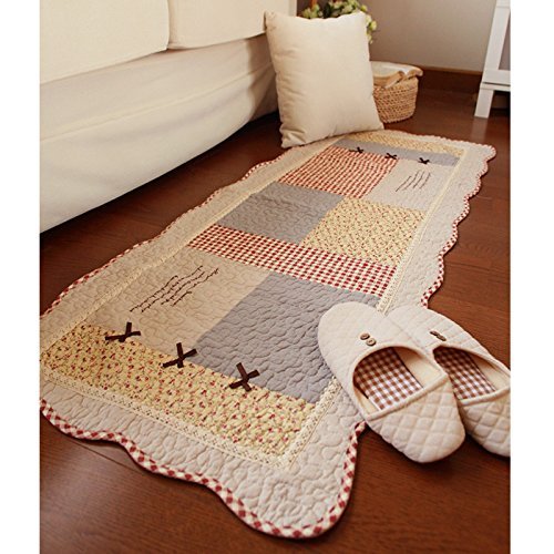 Ustide Tappeto Moderno In Cotone Bello Lavabile E Antiscivolo Tappeto Rustico Per Soggiorno E Camera Da Letto 50 Cm X 135 Cm
