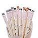 Produktbild Netter Katze Gel Roller Kugelschreiber mit 0,38 mm Extra-Fine Point Black Ink für Schule Büromaterial - Set aus 6