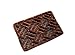 Produktbild Tildenet dmc17 59 x 39 x 2 cm Schuhabstreifer Kreuzschraffurmuster Kokosmatte – Braun (1-)