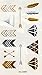 Super Metallic Gold Silver Black Jewelry Temporary Bling Tattoo Wing Tatoo 1 Sheet Pack