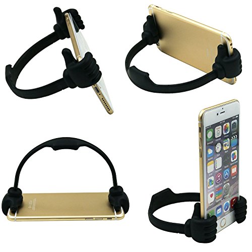 Westeng porta cellulari tablet scrivania tavolo elastico display smartphone supporto per la maggior parte dei cellulari Pad creative pollice progettato verde