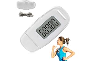 BNGXR 3D Schrittzähler, USB Aufladbar Walking Schrittzähler und Großem Display, Einfacher Genauer Schrittzähler für Gehen Laufen Sport, für Damen Herren Kinder