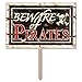 Produktbild 3D Schild Beware of Pirates 48 cm