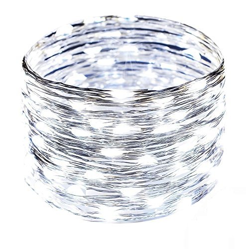 Citra Battery Operated Sliver String Light 3M 40 LED Decorative String Fairy Lights White