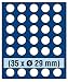 Produktbild SAFE MÜNZBOX NOVA Nr. 6329 - 35 x 29 mm RUNDE FÄCHER - IDEAL FÜR 5 DM - 20 ÖS Schillinge - 2 Mark Dt. Kaiserreich MÜNZEN ODER MÜNZEN BIS 29 mm DURCHMESSER - Münzenboxen - Münzboxen - Münzelemente