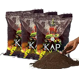 KAP Organic Bio Manure for Home and Kitchen Garden Plants - 15 KG