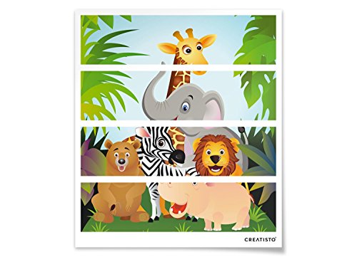 Möbeldekoration IKEA Malm 4 Schubladen Design Wild Animals (Grafik & Illustration) Wohnzimmer Schlafzimmer Esszimmer - 3