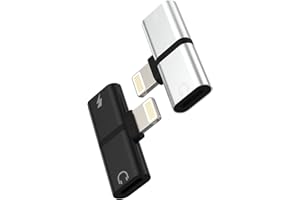 ZOYUZAN Adattatore Lightning Jack Cuffie per Apple(2Pack)Cavo Aux Cuffiette Caricabatterie Accessori per iphone 14 13 12 11 Pro Max 7 8Plus X SE XS XR per iPad Air Headphone Auricolari Caricatore Sdoppiatore