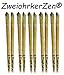 Produktbild 10 Stück Ohrenkerzen/Ohrkerzen Konisch der Marke ZweiohrkerZen mit Filter innenliegend und Abbrennmarkierung - (10 Stück = 5 x 2er Set) - inkl. Anleitung als Video auf youtube