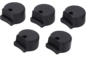 VBESTLIFE Clarinet Pads, protège-Repose-Pouce Comfort pour Instruments pour Clarinette hautbois (5pcs)(Noir 10mm)