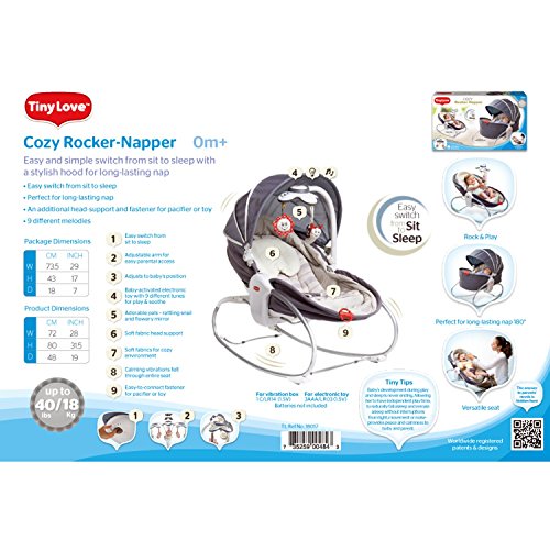 Tiny Love 3 in 1 Rocker Napper Culla-Sdraietta - 7
