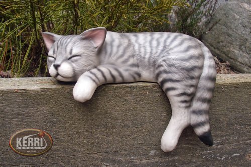 Katze Kantenhocker Dekokatze Keramikkatze