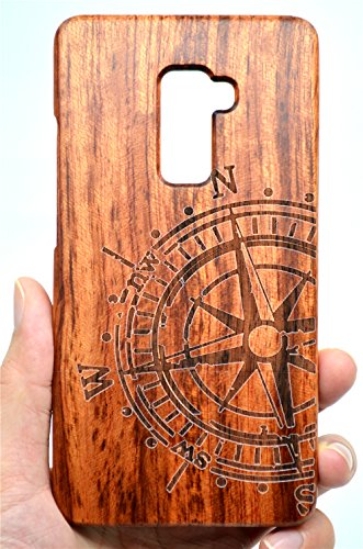 Holzsammlung Huawei Mate S Funda de Madera - Br  jula de palo de rosa - Natural Hecha a mano de Bamb   Madera Carcasa Case Cover