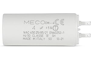 STEYCO Condensador 4 µF para persianas SOMFY Motor con conexión de 2,8mm - 1 año de garantía (1)