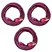 Produktbild 3X 20cm [3-Pack] Premium Nylon Micro USB Ladekabel Datenkabel Set für Handy Tablet Smartphone | pink
