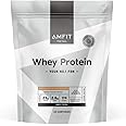Amazon Brand - Amfit Nutrition Whey Protein Powder, Salted Caramel Flavour, 33 Servings, 1 kg (Pack of 1)