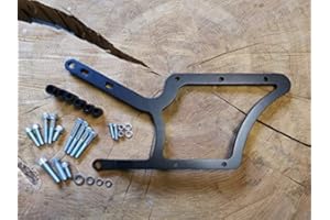 Support Sacoche de Selle Compatible avec HD Softail Fatboy Harley Davidson Mauvais Côté 1997-2017 Orletanos Revêtement à la Poudre Hertage Deluxe Twin Cam Evolution Evo XL Caisson Poche Latérale