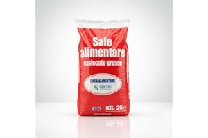 CENTRO NATURA & PET SHOP Sale Marino Grosso Alimentare Ottenuto per Evaporazione da Acqua di Mare Lavato e Essiccato Confezione 25kg