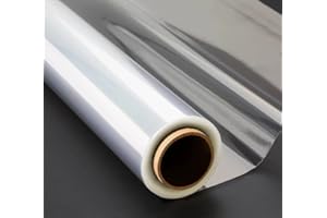 30M Papier Emballage Transparent Rouleau Plastique Transparent Papier Cadeau Pour Fleuriste，Paniers Cadeaux, Bonbons, etc. （43CM x 30M X 2.3MIl）