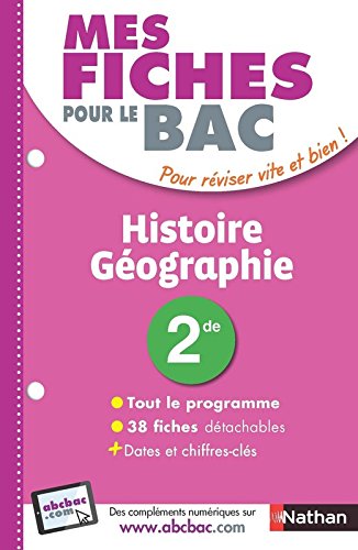 Mes Fiches pour le BAC Histoire-Géographie 2de