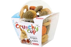 ZOLUX Friandises pour rongeurs Crunchy Cup Nature, Carotte & Luzerne