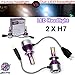 Price comparison product image Latest LED H7 Headlight Bulbs DRL Driving Lamps Super Bright Car Conversion Bulb - 2 sides Super Bright LED Chips - Pair Set with 2 Years Guarantee