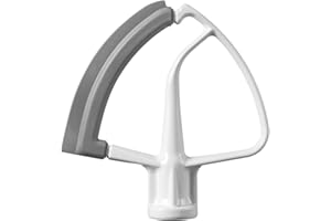 Lunaanda Flex Edge Beater für KitchenAid 4,5-5 Qt Kippkopf-Standmixer, Flachrührer mit Silikonkanten Schaber, Rührbesen-Aufsatz Kompatibel mit KitchenAid Standmixern