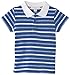 Pumpkin Patch Baby-Boys Boys Pique Stripe Polo T-Shirt, Regatta Blue, 6-9 Months (Manufacturer Size:6-12 Months)