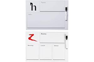 NETPROSHOP Stable Board Box Sign Various Info Boards with Pen and Holder