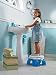 Greek Mattel - Baby Gear - Blue Playing toilet and stool